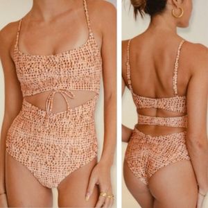 L Space Rumi One Piece Monokini Swimsuit
